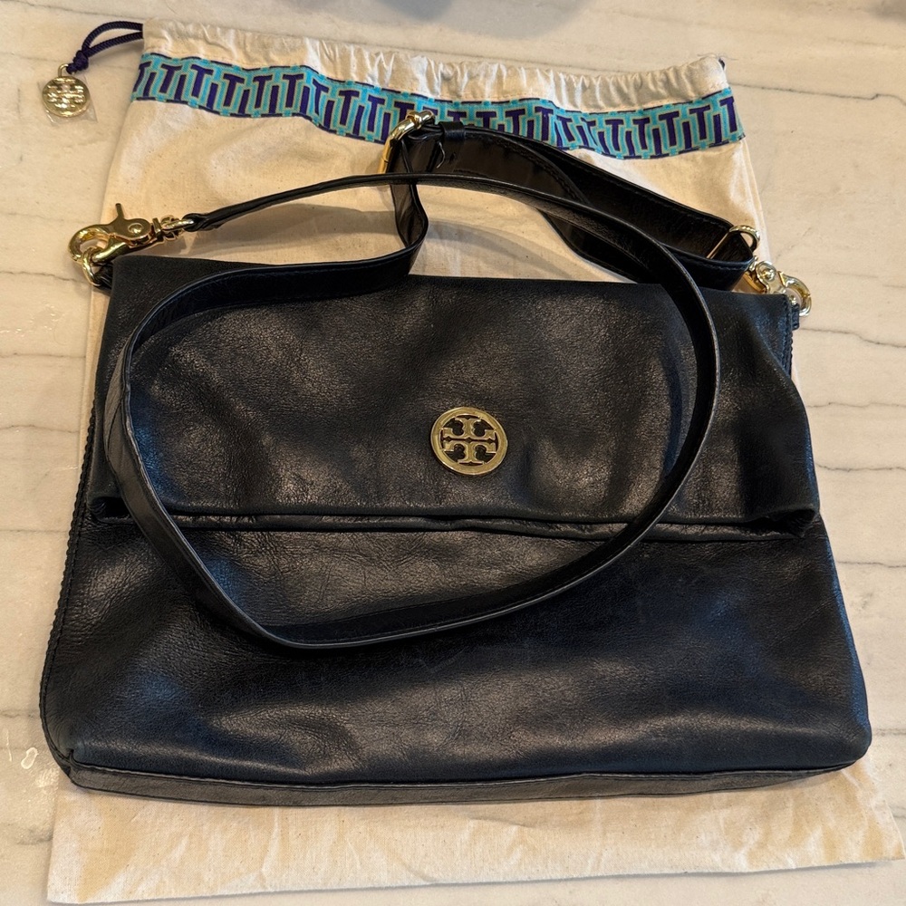 Tory Burch Black Leather Crossbody Bag - Picture 4 of 12